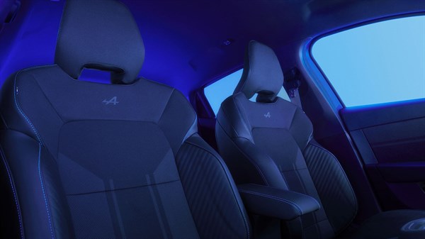 Renault Clio E-Tech full hybrid - sēdekļu polsterējums