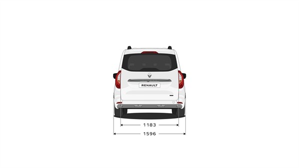 vehicle dimensions - modular layout - Renault Grand Kangoo
