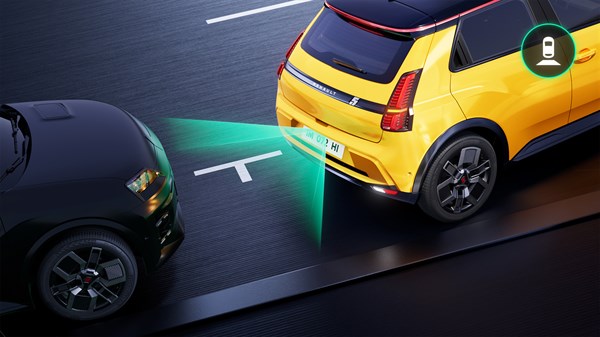 rear view camera - Renault 5 E-Tech electric