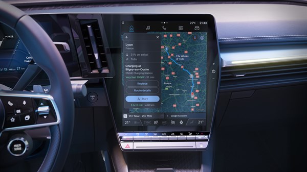 route planner - Renault Scenic E-Tech 100% electric