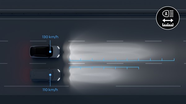 LED adaptive vision lights - Renault Scenic E-Tech 100% electric