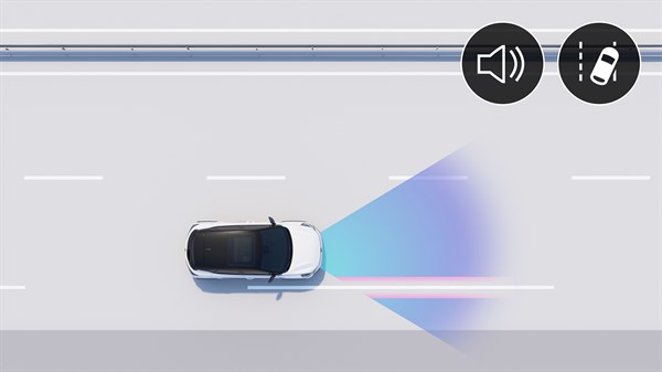 lane departure warning - Renault Captur E-Tech full hybrid