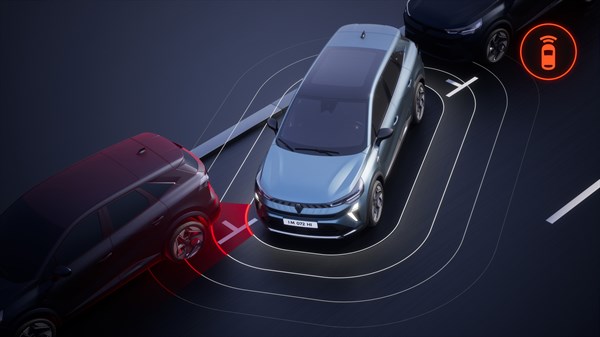 Renault Symbioz full hybrid E-Tech - aide au parking avant