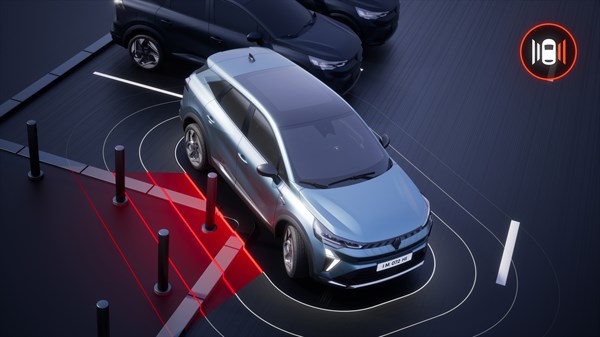 Renault Symbioz full hybrid E-Tech - side park assist