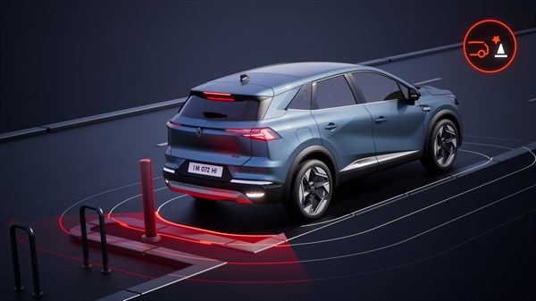 Renault Symbioz full hybrid E-Tech - rear automatic emergency braking system