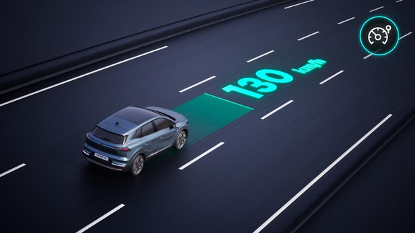 Renault Symbioz full hybrid E-Tech - speed limiter