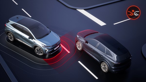 Renault Symbioz full hybrid E-Tech - intersection automatic emergency braking system