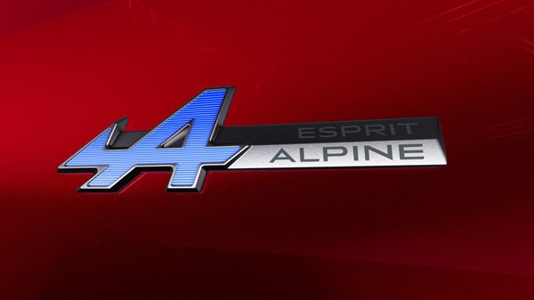 esprit Alpine badge- Renault RB3B1 E-Tech