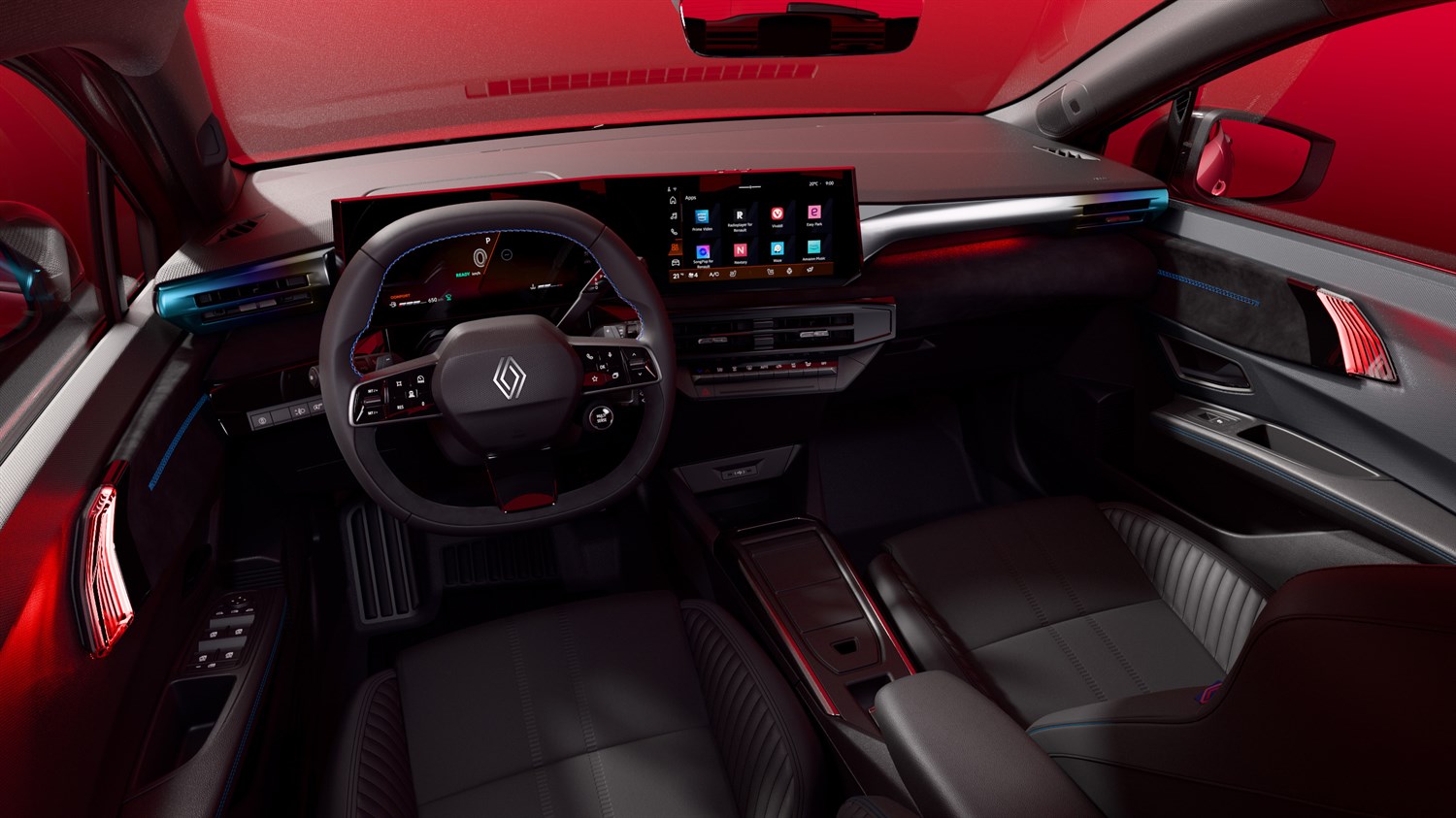interior lighting ambience- Renault Clio