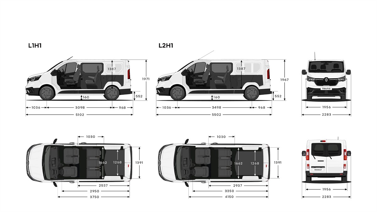 Renault Trafic Van crew cab