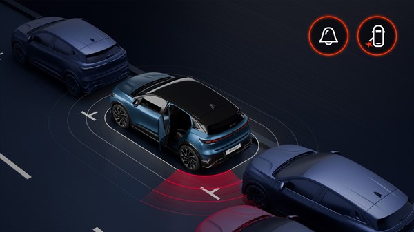 occupant exit alert​- Renault Megane E-Tech electric