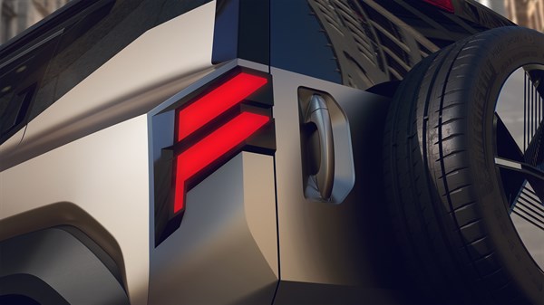 rear door handle - Renault Bridger Concept