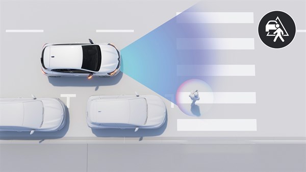 Renault Clio full hybrid E-Tech - система помощи при экстренном торможении