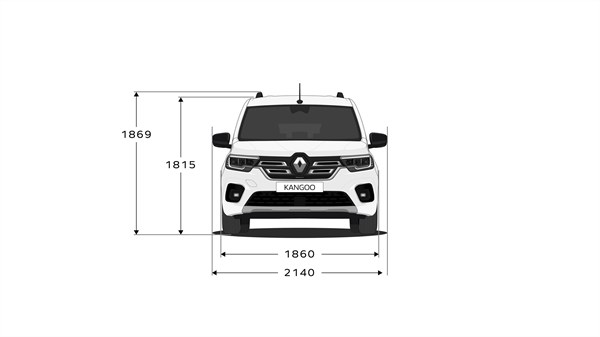 vehicle dimensions - modular layout - Renault Grand Kangoo
