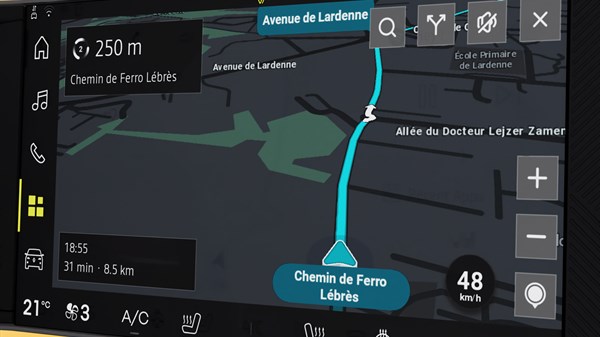 route planner - Renault 5 E-Tech 100% electric