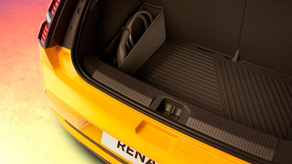 charging cable foldable storage - Renault 5 E-Tech electric