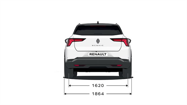 Rear side dimensions - Renault Scenic E-Tech electric