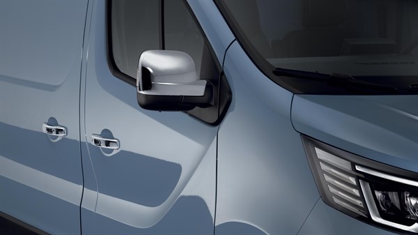 coques de rétroviseurs chromés - Trafic Van E-Tech electric