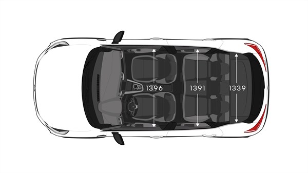 Height dimensions - Renault Captur E-Tech full hybrid