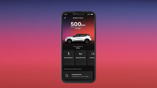 Connected Maintenance - Renault Scenic E-tech electric